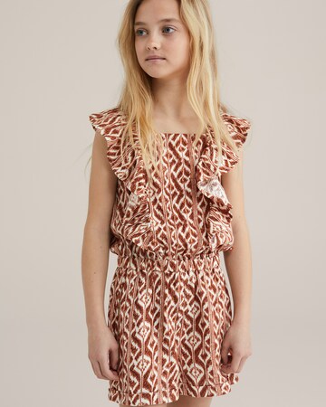 Tuta di WE Fashion in marrone: frontale