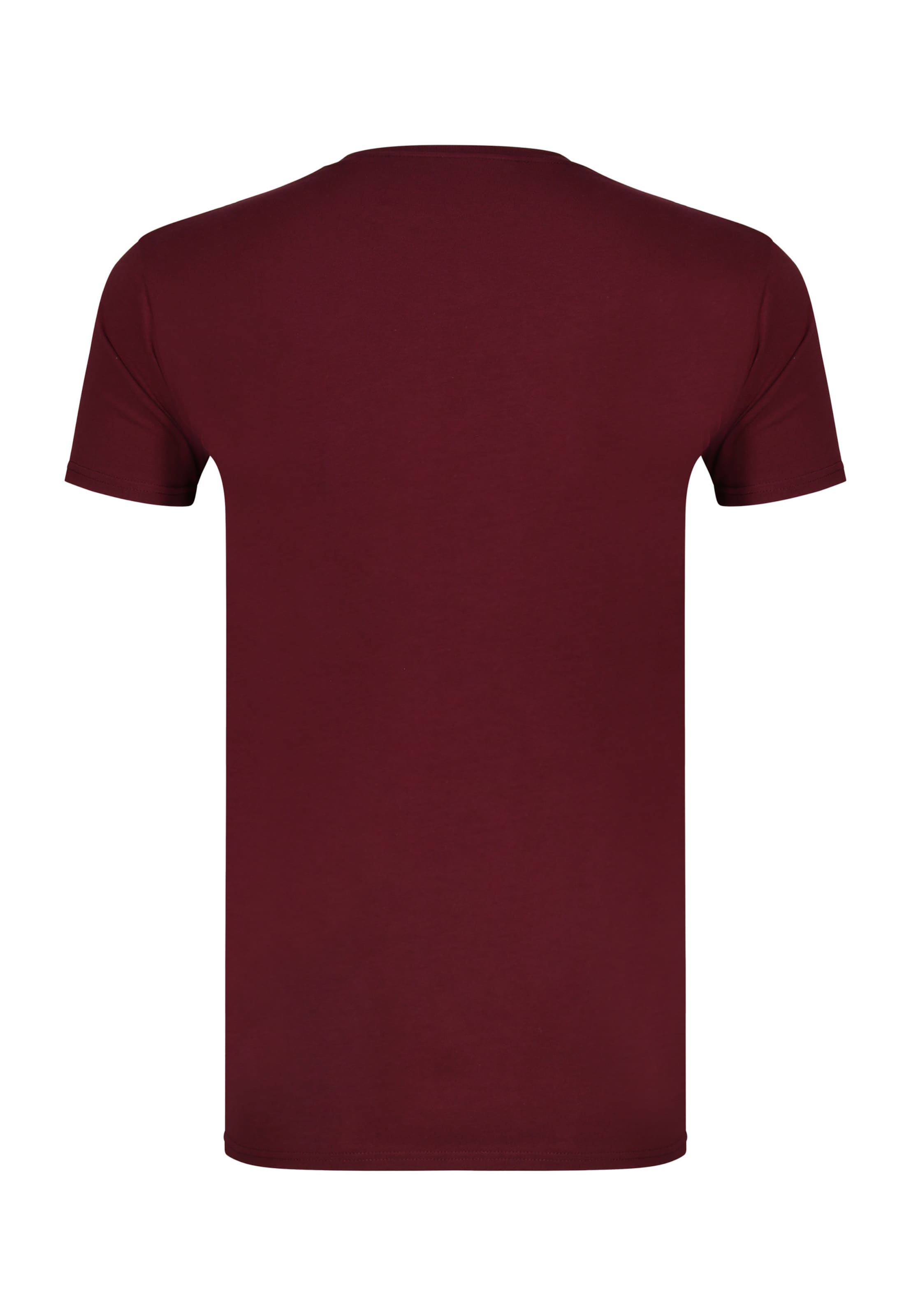 SikSilk Koszulka 'Essentials' w kolorze czerwony