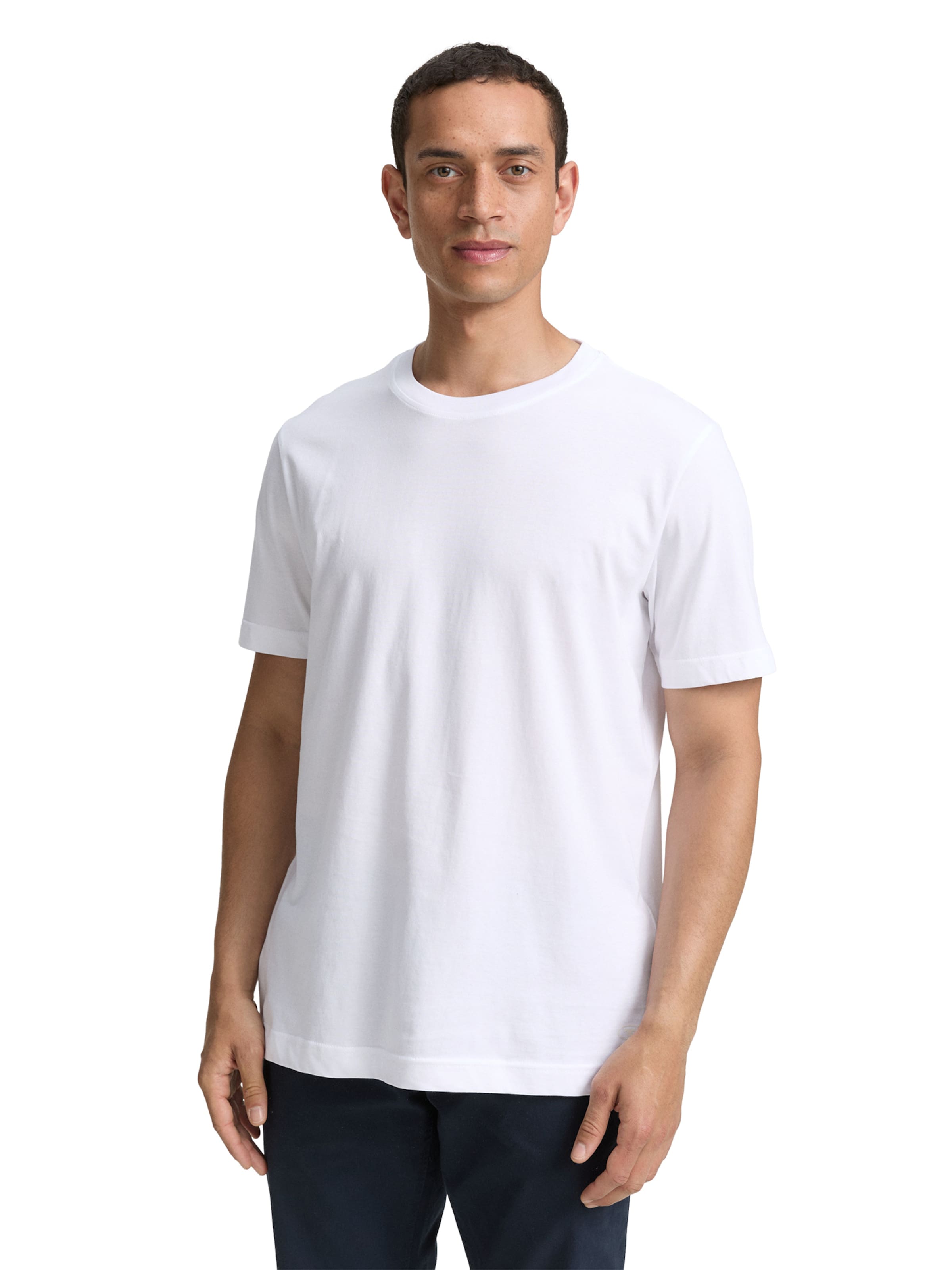 TOM TAILOR Shirt in White: front