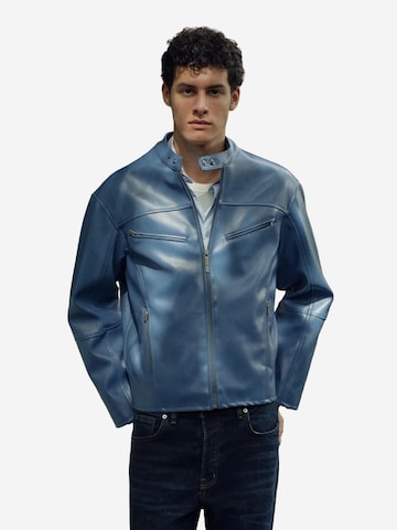 Giesto Between-season jacket in Blue: front