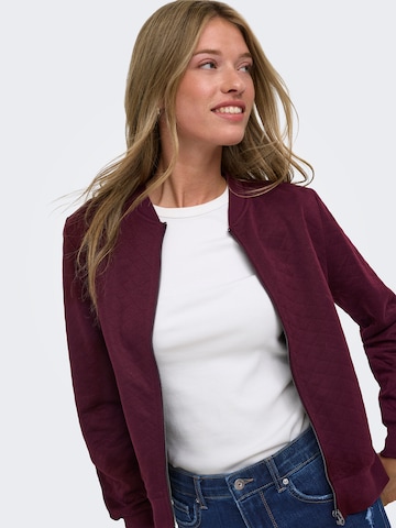 ONLY Bluza rozpinana 'ONLJoyse' w kolorze czerwony
