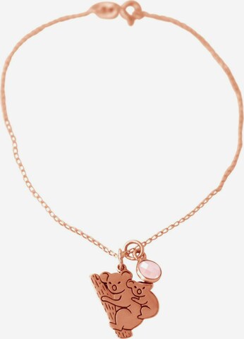 Bracelet 'Tier der Natur' Gemshine en rose : devant