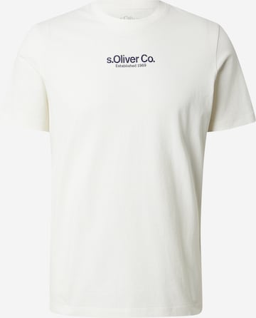 s.Oliver Shirt in Beige: voorkant