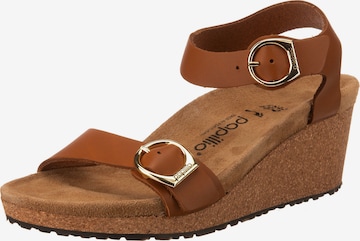 PAPILLIO Sandals 'Soley' in Brown: front