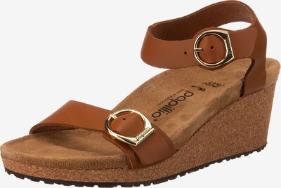 PAPILLIO Keilsandalette 'Soley' in cognac, Produktansicht