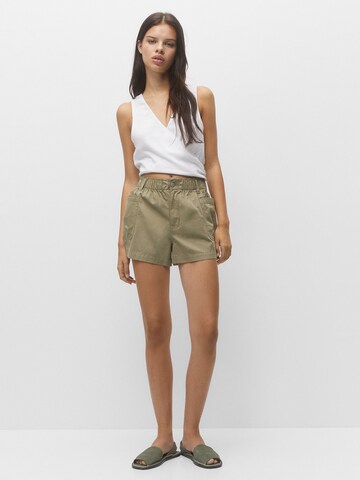 Regular Pantalon Pull&Bear en beige