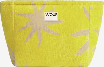 Wouf Toiletry bag in Yellow: front