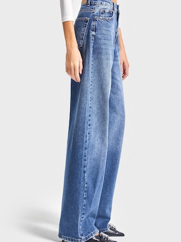 IT'S BASIC Loosefit Jeans 'Skater High Rise Jeans' in Blauw
