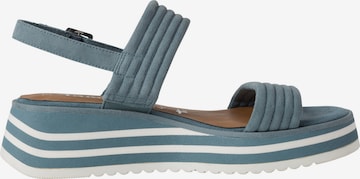 TAMARIS Sandaler med rem i blå