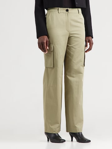 Karl Lagerfeld regular Παντελόνι cargo σε πράσινο: μπροστά