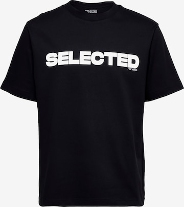 SELECTED HOMME T-Shirt 'ALVAR' in Schwarz: predná strana