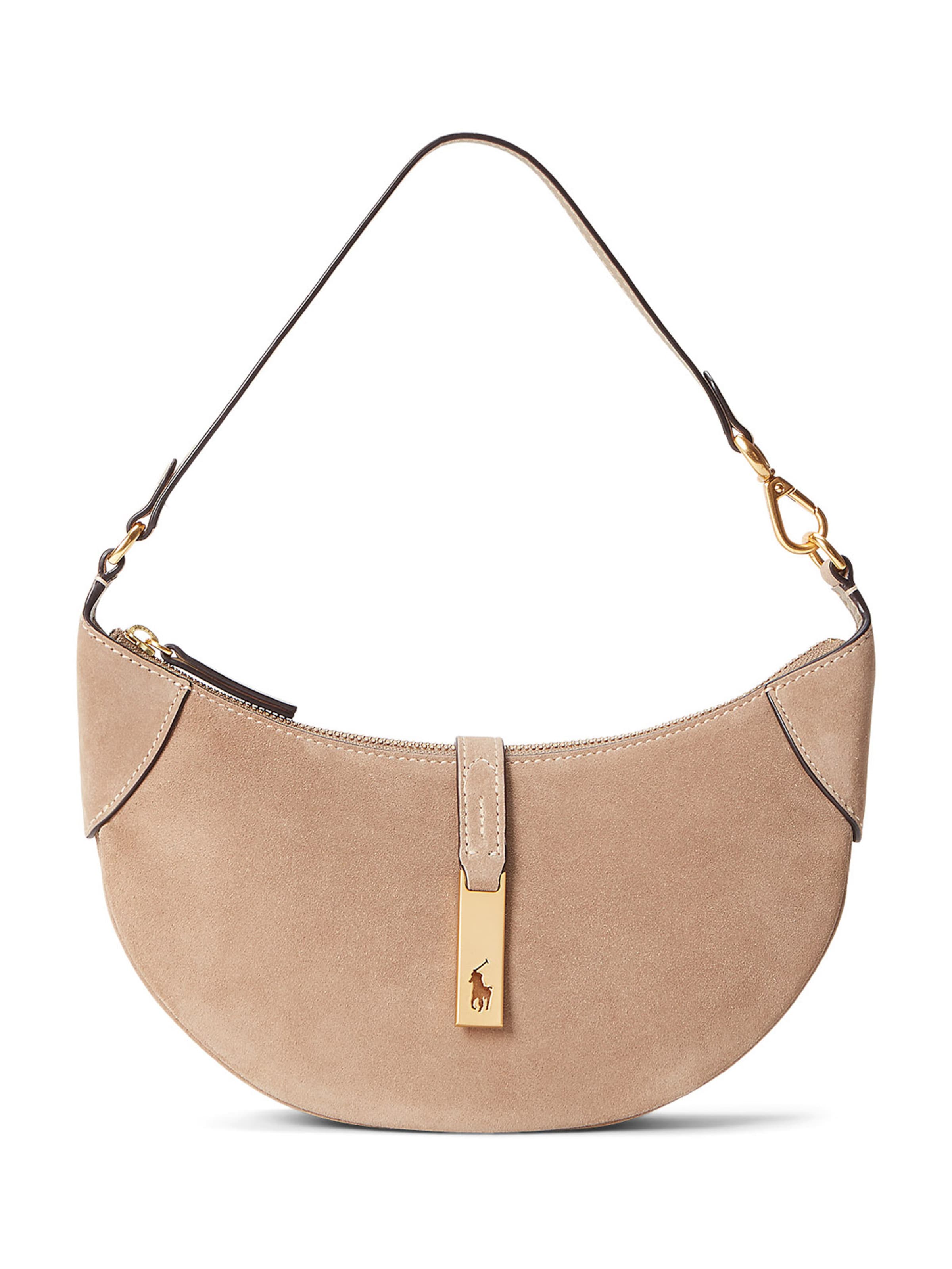 Polo Ralph Lauren Taška přes rameno – béžová: přední strana