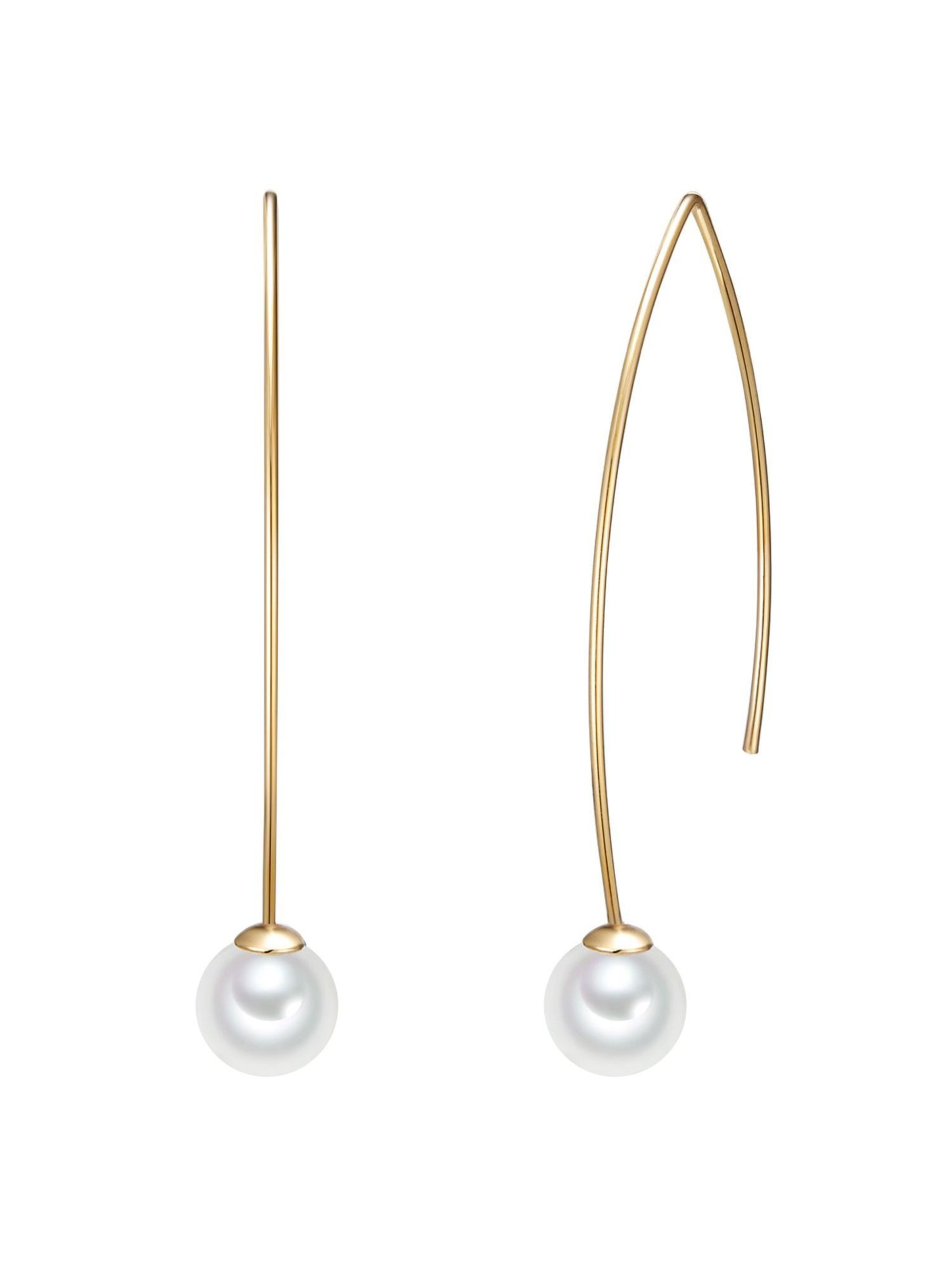 Boucles d'oreilles Lulu & Jane en or : devant