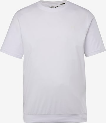 Men Plus Shirt in White: front