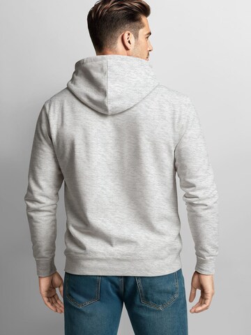 Neverless Sweatshirt 'Berg Herzschlag' in Grey