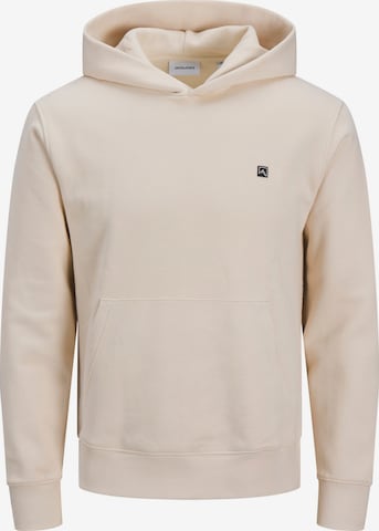 JACK & JONES - Sudadera 'JJAW25' en beige: frente