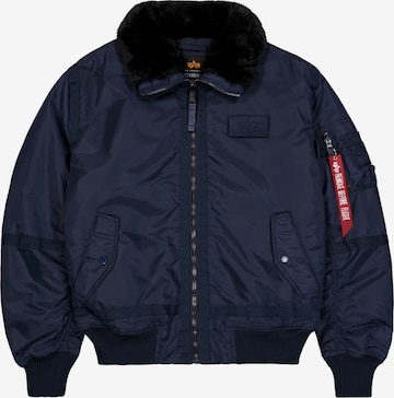 ALPHA INDUSTRIES Kurtka przejściowa 'B15-3' w kolorze niebieski: przód
