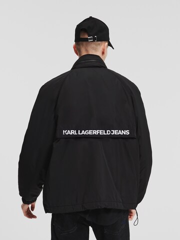 KARL LAGERFELD JEANS Φθινοπωρινό και ανοιξιάτικο μπουφάν σε μαύρο