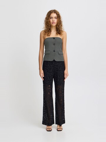 ICHI - Chaleco 'HOUNDSTOOTH' en negro