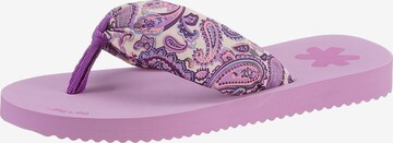 FLIP*FLOP T-Bar Sandals in Purple: front