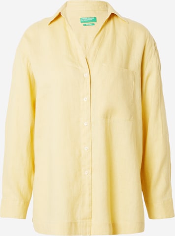 UNITED COLORS OF BENETTON Blouse in Yellow: front