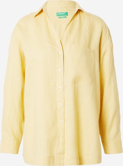 Camicia da donna UNITED COLORS OF BENETTON di colore giallo pastello, Visualizzazione prodotti