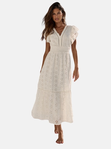 Robe d’été Lipsy en blanc : devant