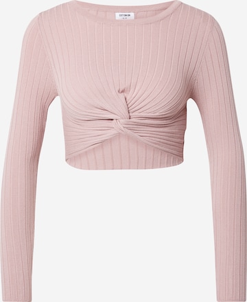 Cotton On Sweater in Pink: front