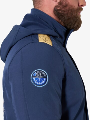 Jan Vanderstorm Between-Season Jacket 'Pekkor' in Blue