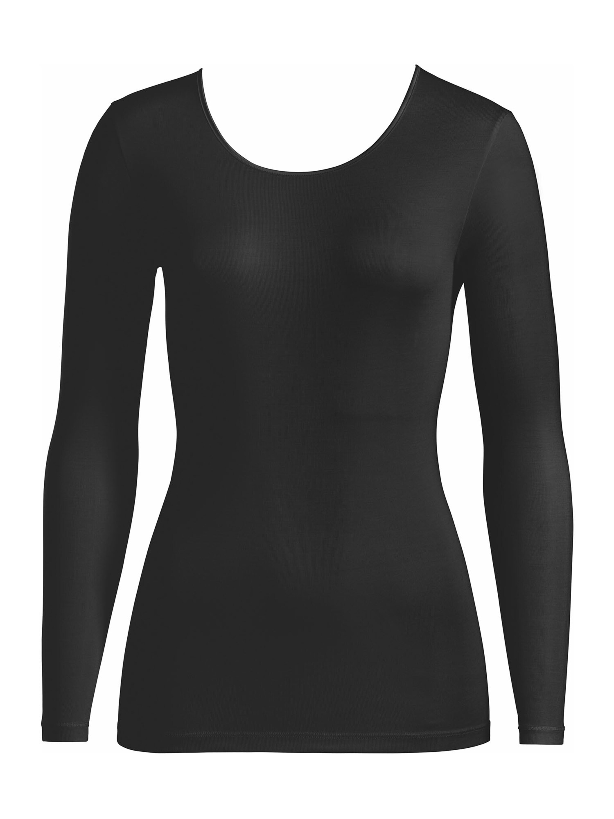 Hanro Undershirt ' Pure Silk ' in Black: front