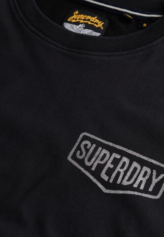 T-Shirt 'Work Tab' Superdry en noir