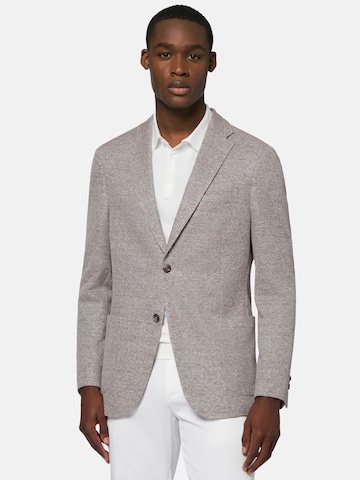 Boggi Milano - Ajuste estrecho Chaqueta saco en gris: frente