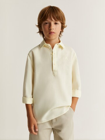 Scalpers Regular fit Button Up Shirt 'Polera' in Beige