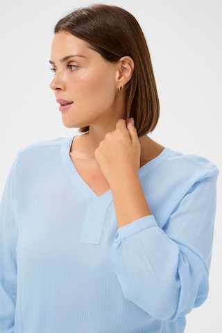KAFFE CURVE Bluzka 'KCami' w kolorze niebieski