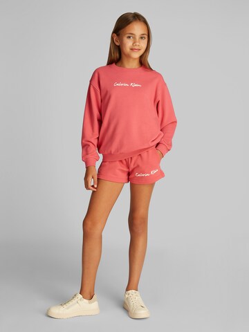 Felpa di Calvin Klein Jeans in rosso: frontale