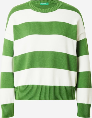 UNITED COLORS OF BENETTON - Jersey en verde: frente