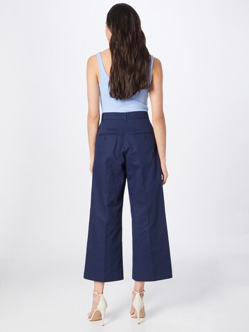 Wide Leg Pantalon à plis 'ZIRCONE' Weekend Max Mara en bleu