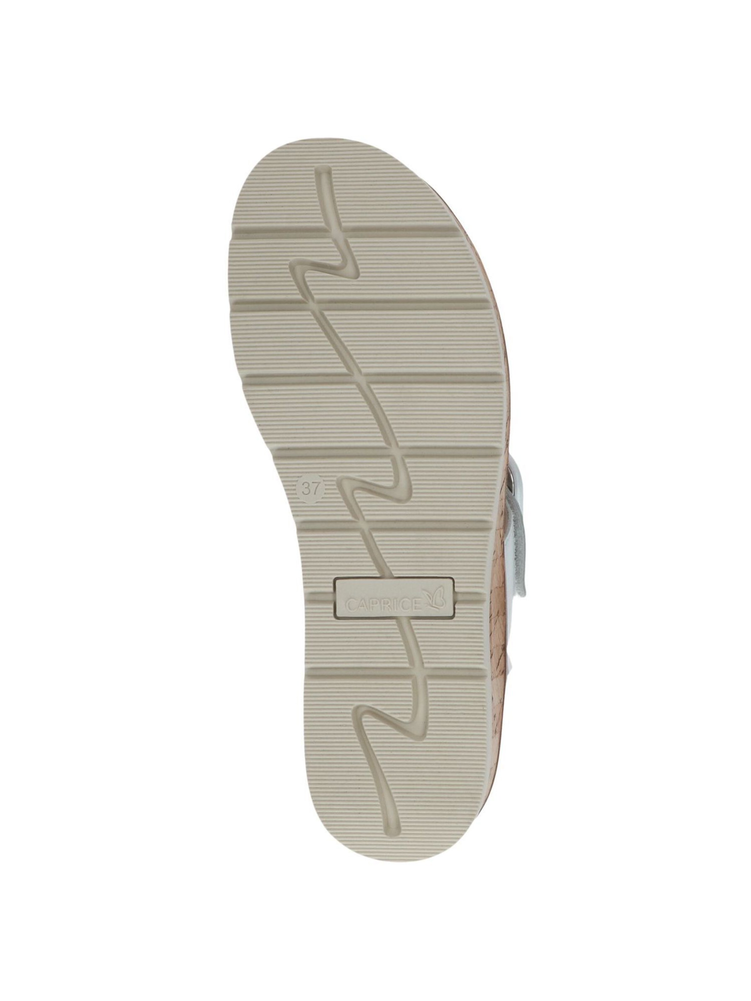 CAPRICE - Sapato aberto em branco