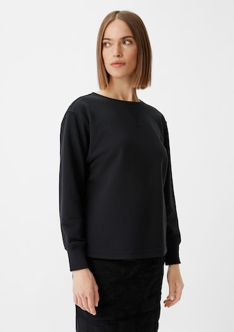 comma casual identity Sweatshirt in Schwarz: Vorderseite