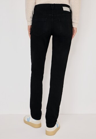CECIL Slimfit Jeans in Schwarz