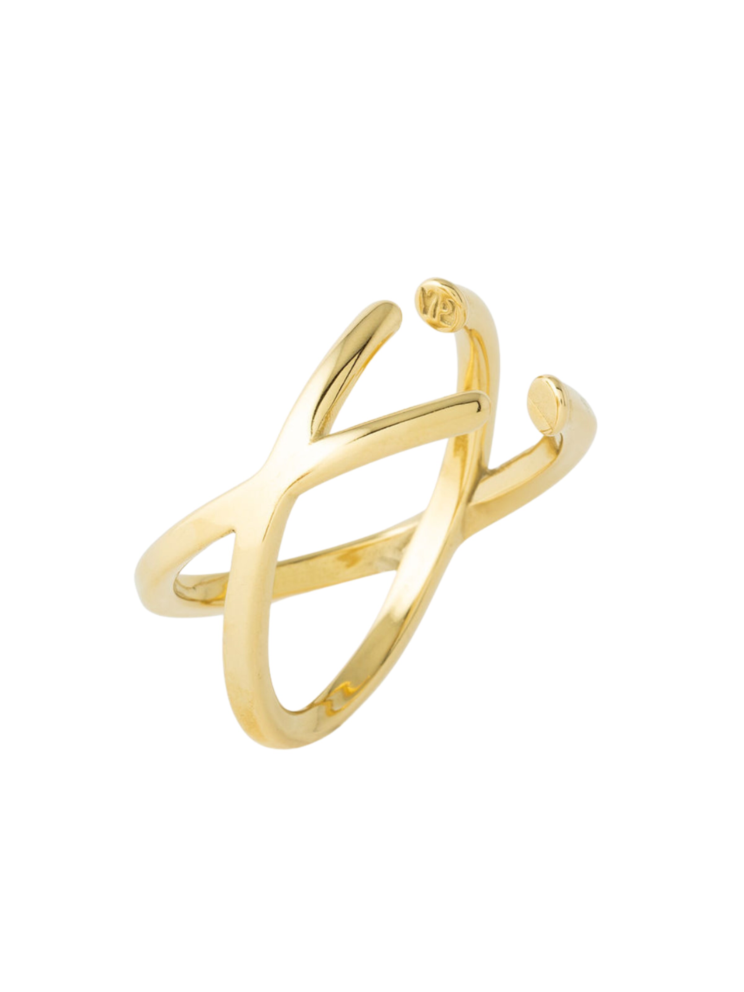 YParis Oorbellen 'Ear cuff Marlo G' in Goud: voorkant