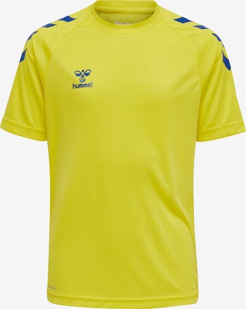 T-Shirt fonctionnel Hummel en jaune : devant