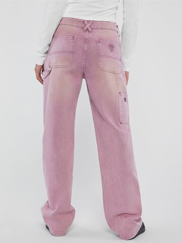 GUESS Loosefit Jeans 'Carpenter' in Pink