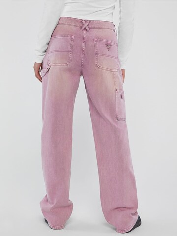 GUESS Loose fit Jeans 'Carpenter' in Pink