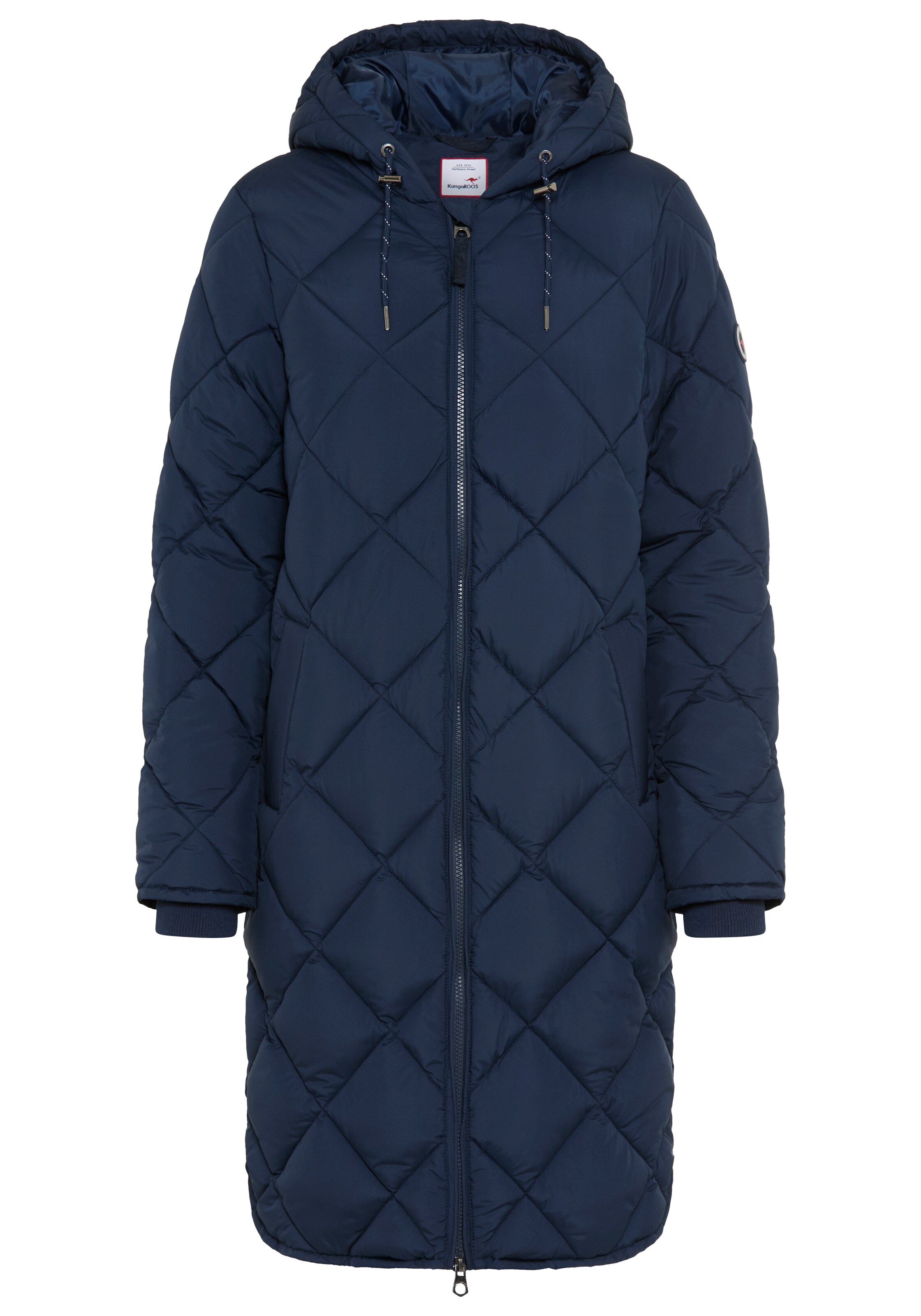 KangaROOS Between-Seasons Coat in Blue: front