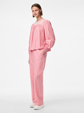 PIECES Loosefit Hose 'PCSarah' in Pink
