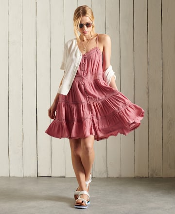 Superdry Dress 'ALANA CAMI DRESS' in Pink