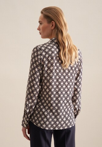 SEIDENSTICKER Blouse 'Schwarze Rose' in Beige