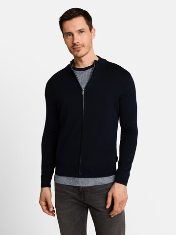TOM TAILOR Gebreid vest in Blauw: voorkant