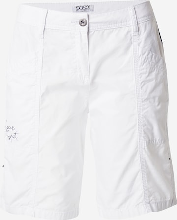 Soccx Regular Housut värissä valkoinen: etupuoli